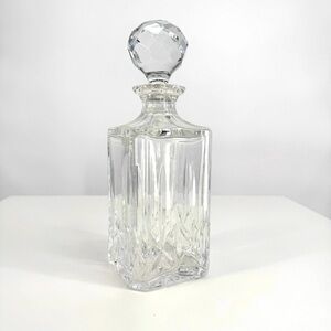 Atlantis Vintage Mid-Century Hand Blown Leaded Crystal Decanter